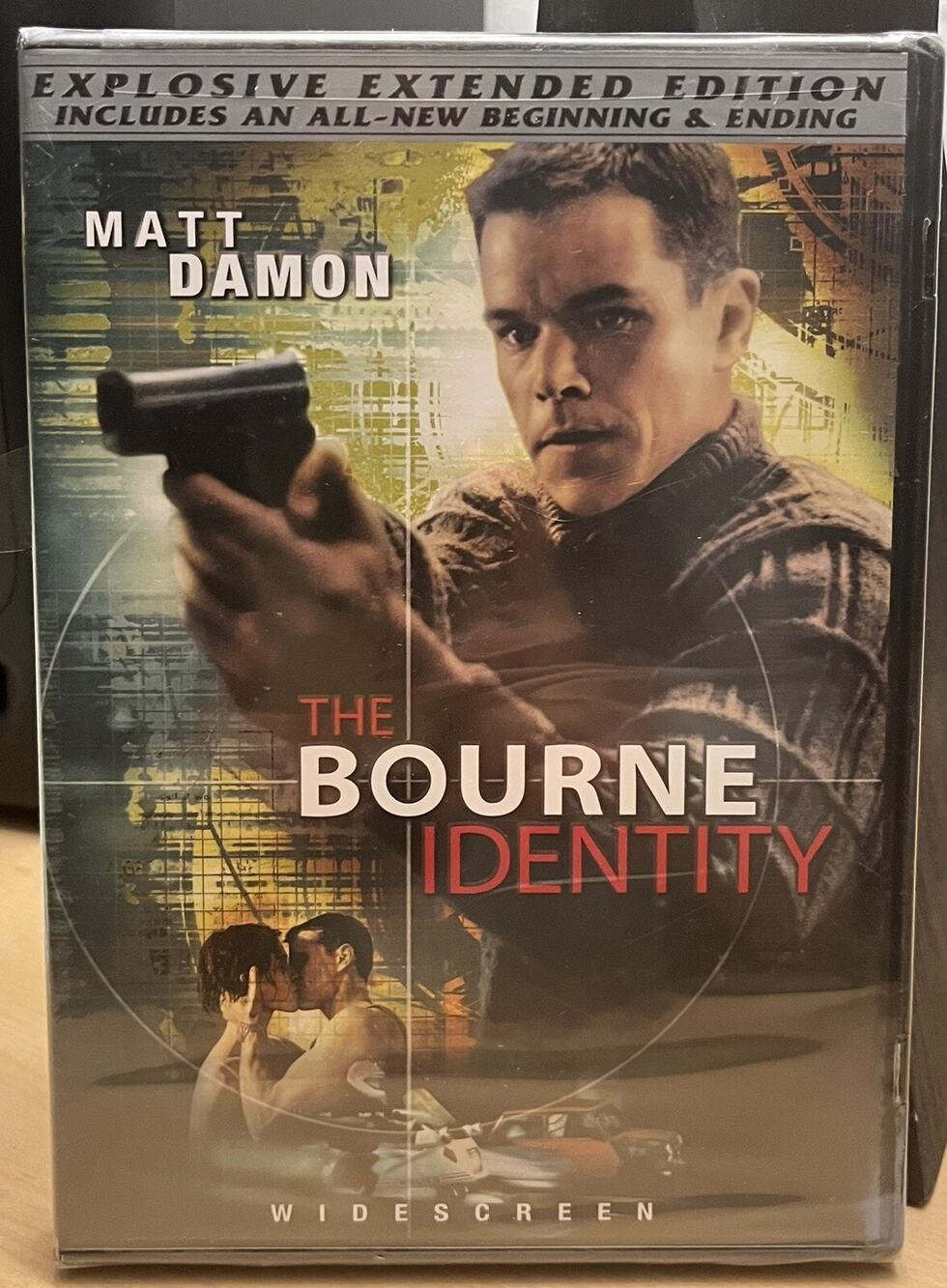 The Bourne Identity DVD, 2004, The Explosive, Extended Edition - Widescreen NEW